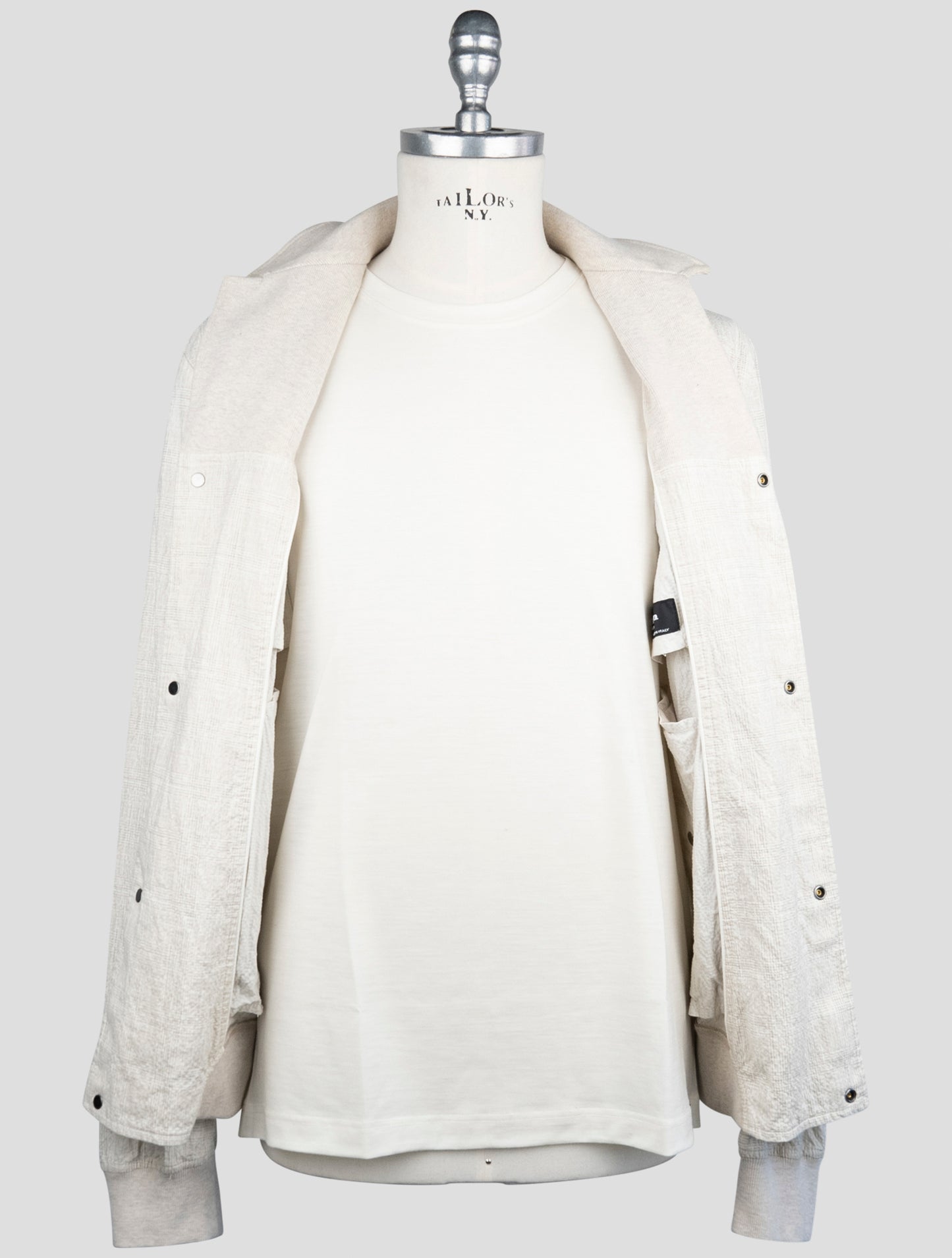 Kiton Beige Cotton Ea Shirt