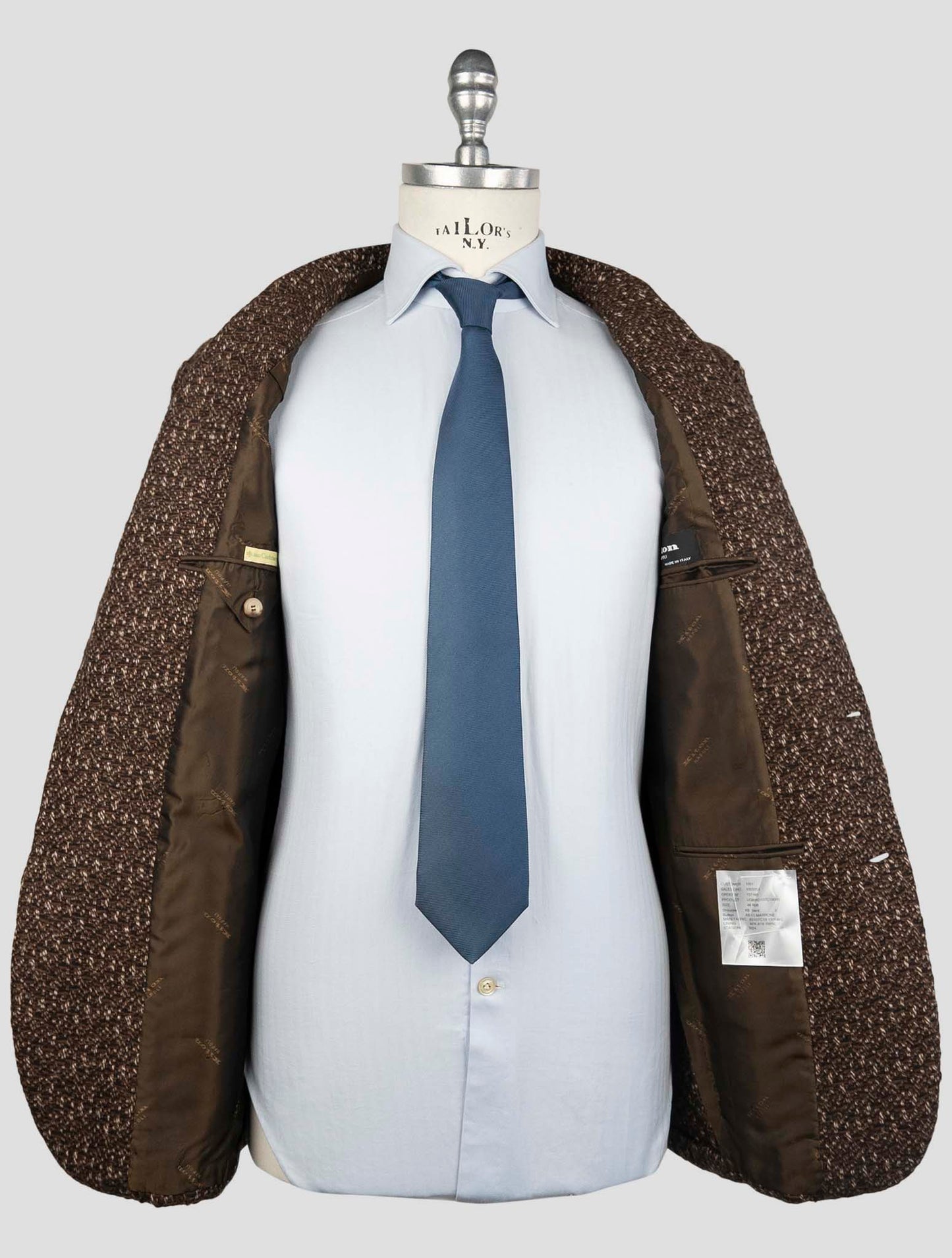 Kiton Brown Cashmere Blazer