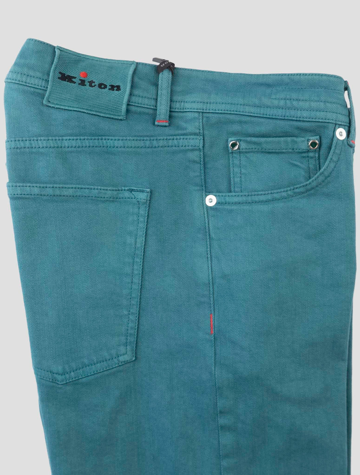 Kiton Green Cotton Ea Jeans