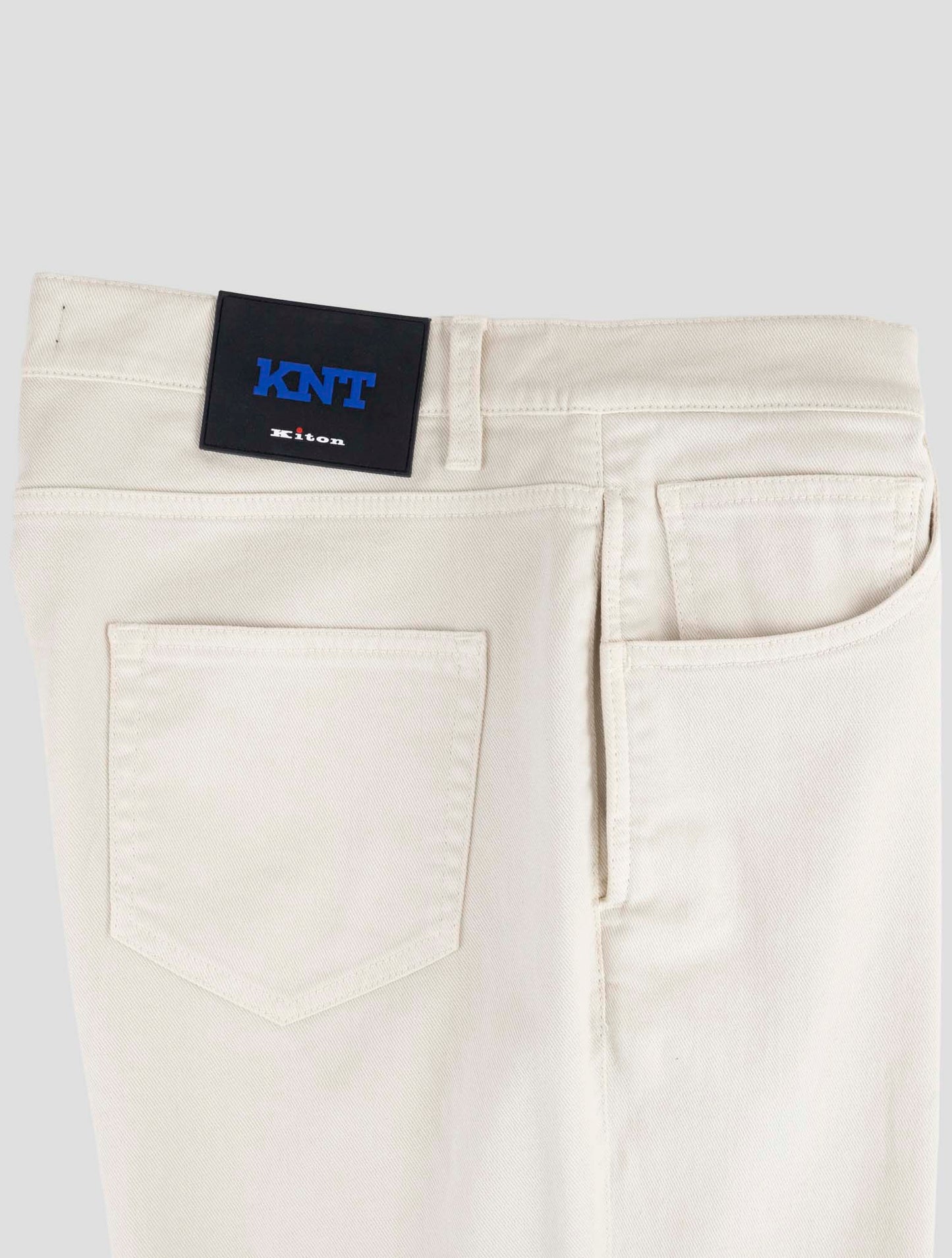 Kiton Knt Beige Cotton Ea Jeans