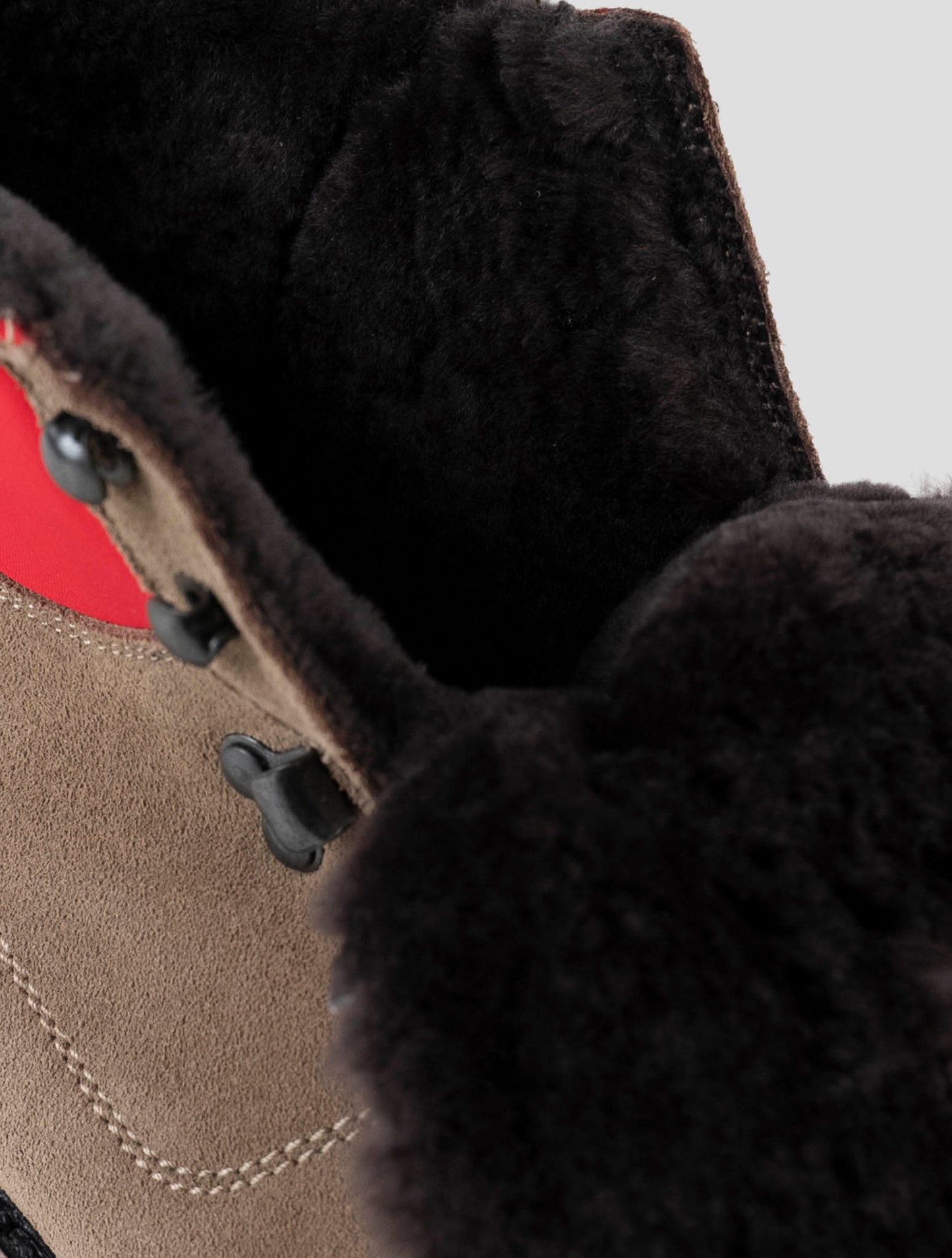 Kiton Beige Leather Suede Boots