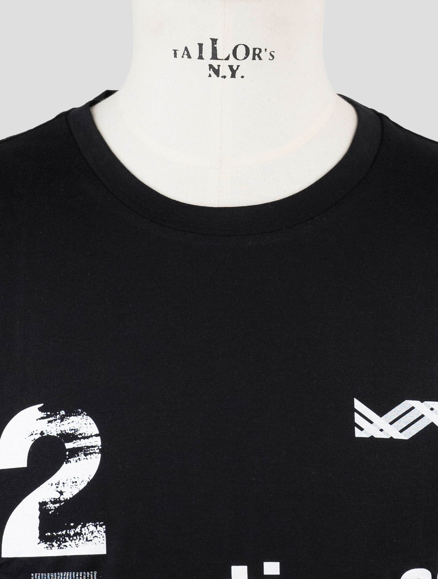 Kiton Knt Black Cotton T-Shirt