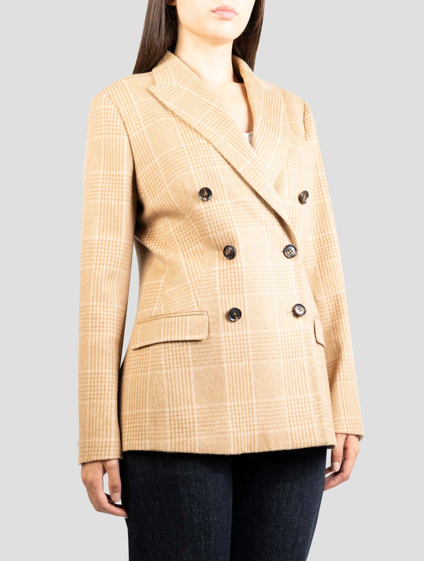 Kiton Brown Cashmere Vicuna Blazer
