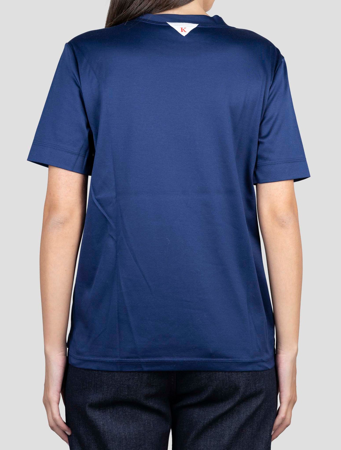 Kiton Blue Cotton Shirt