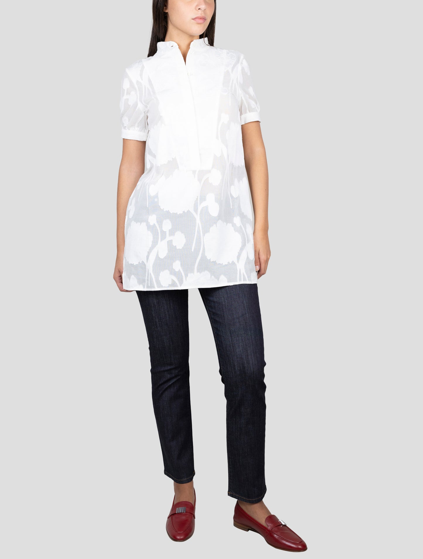 Kiton White Cotton Shirt