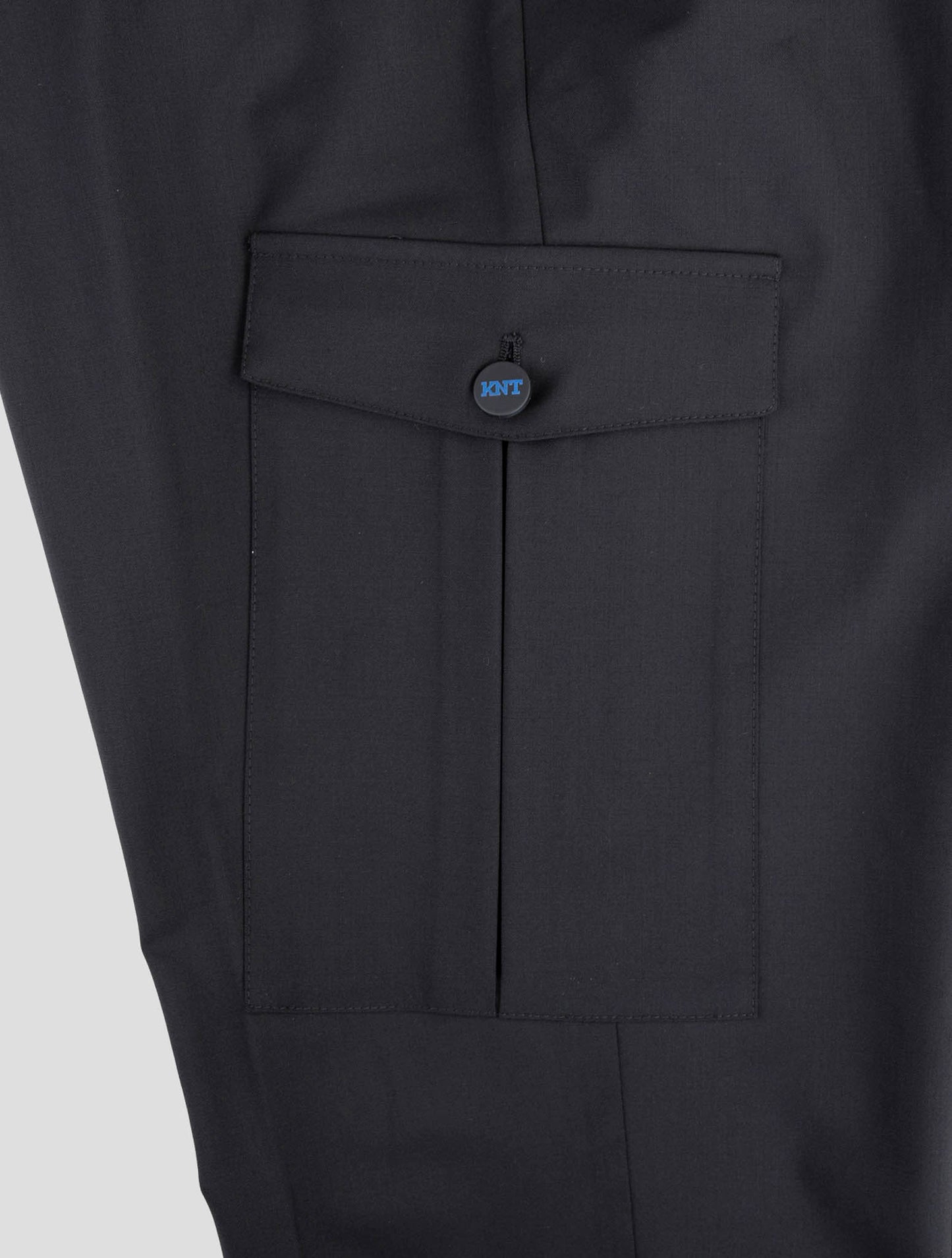 Kiton Knt Black Wool Pants