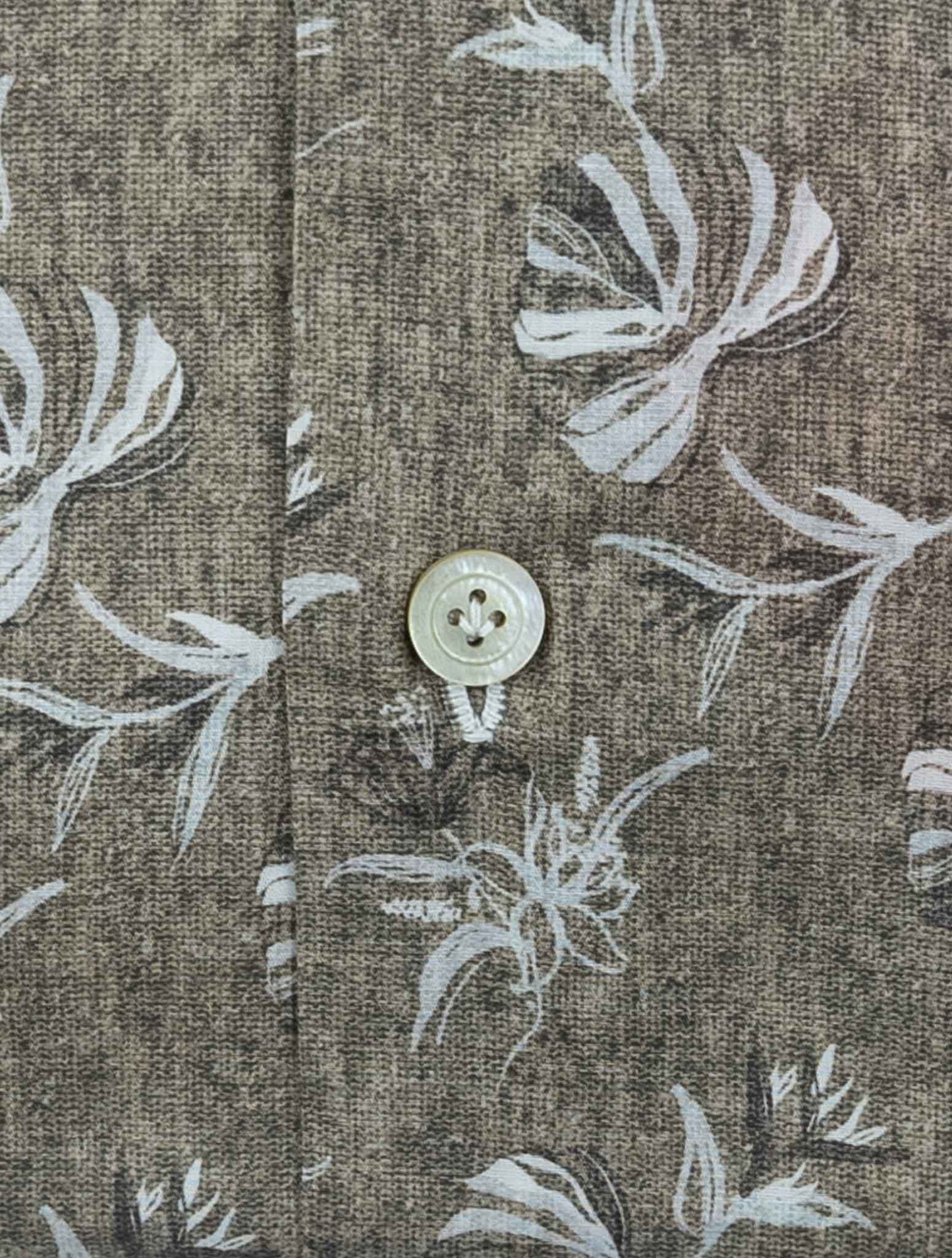 Kiton Brown Cotton Ea Shirt