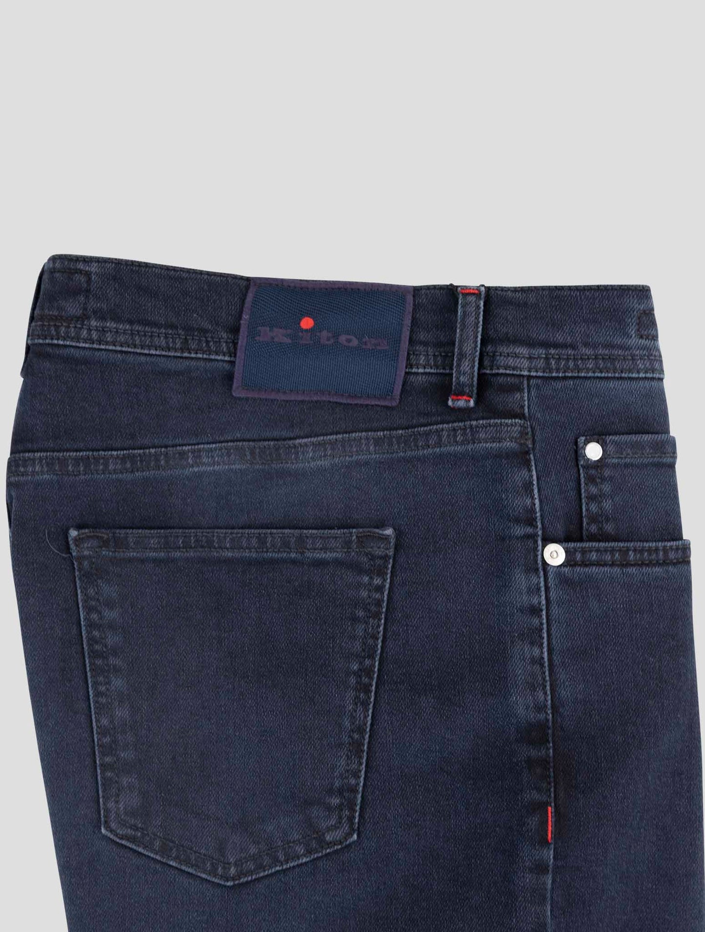 Kiton Blue Cotton Ea Jeans