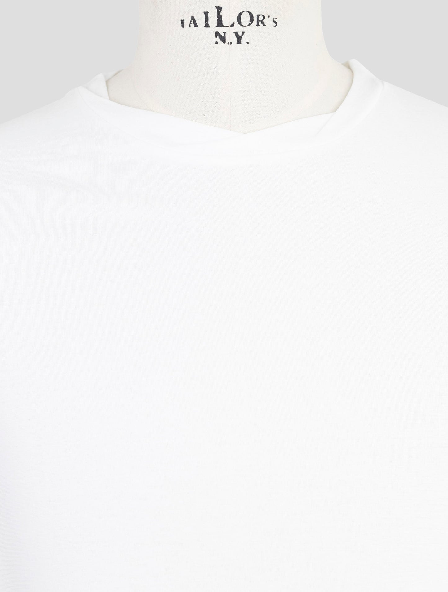 Kiton Knt White Cotton Sweater Crewneck