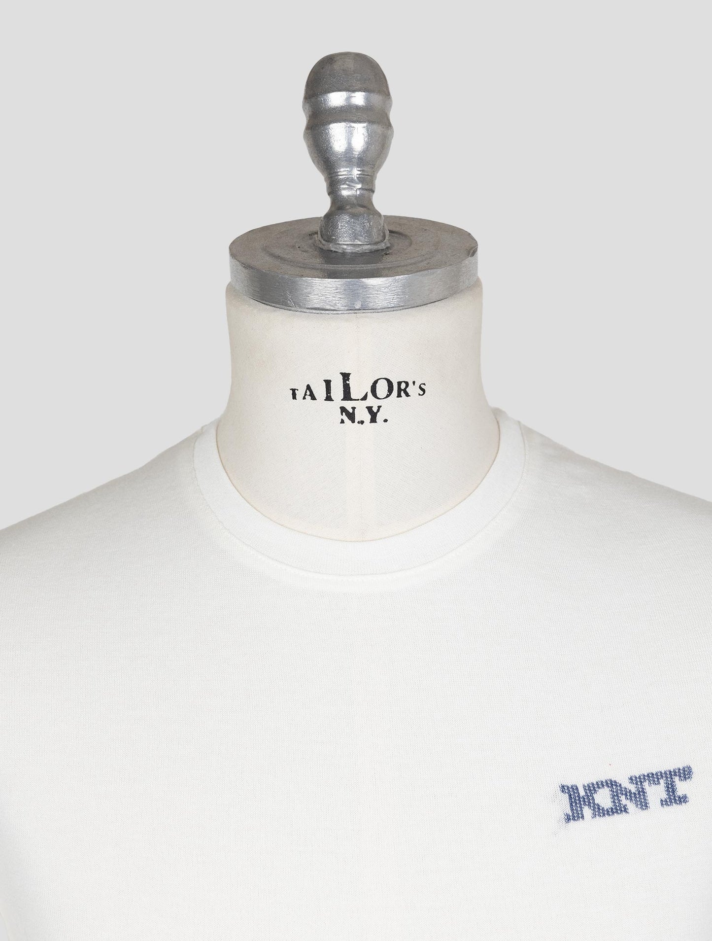Kiton Knt White Cotton T-Shirt