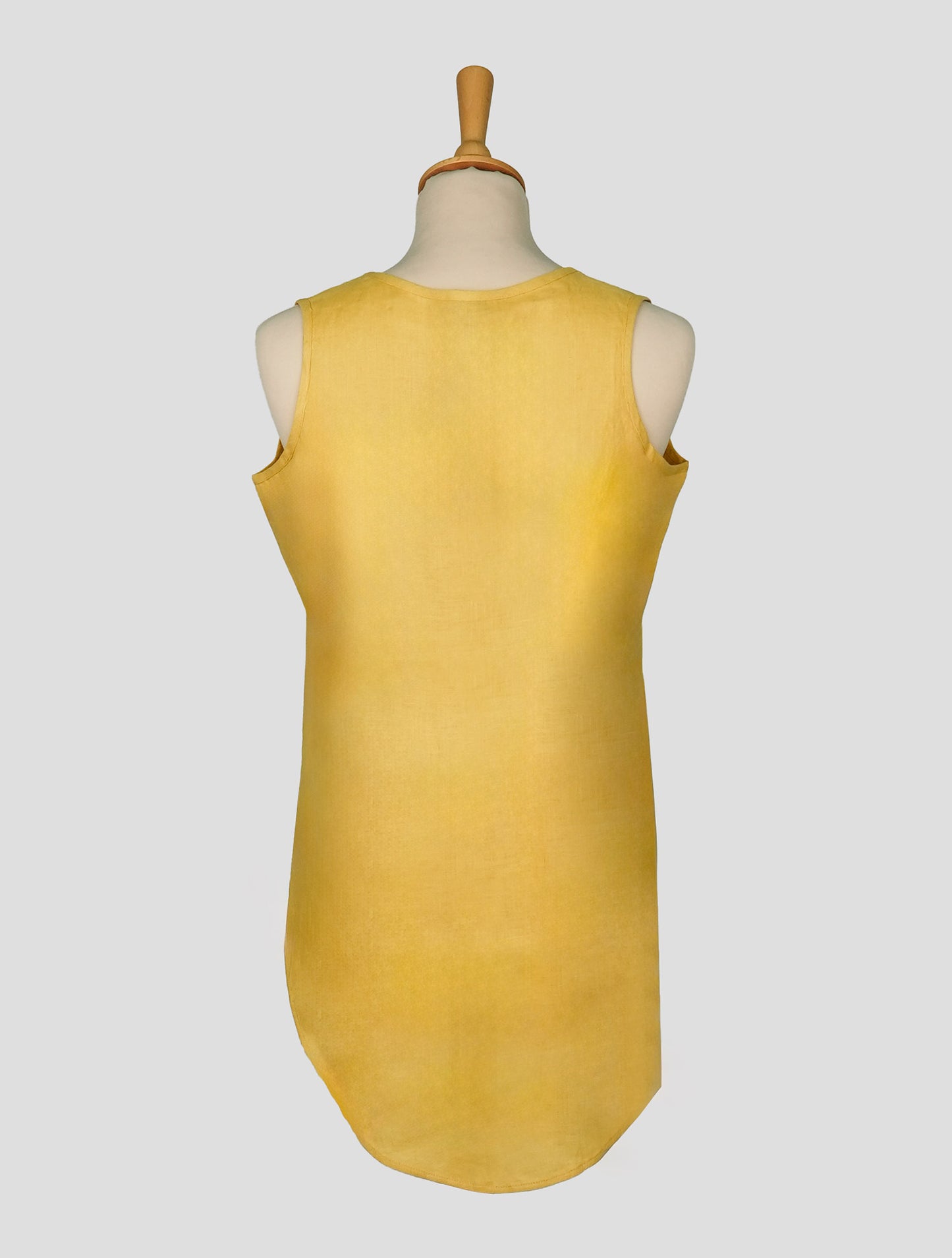 Kiton Yellow Linen Shirt