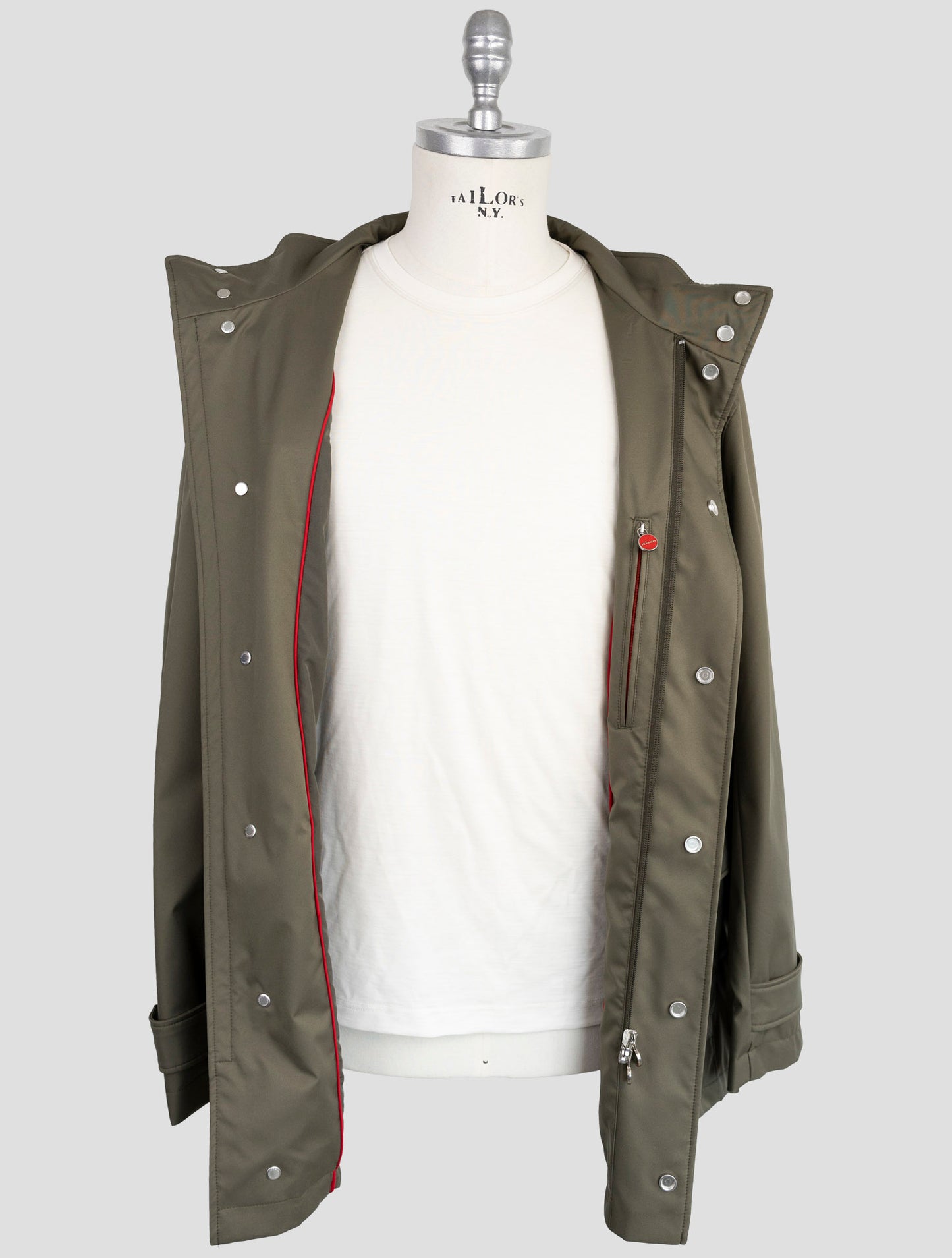 Kiton Green Pl Coat