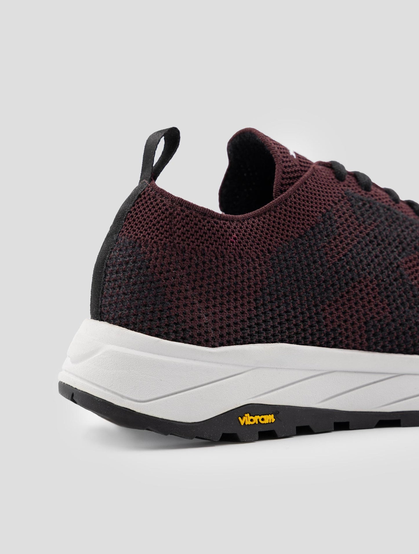 Kiton Burgundy Pl Pu Wool Sneakers