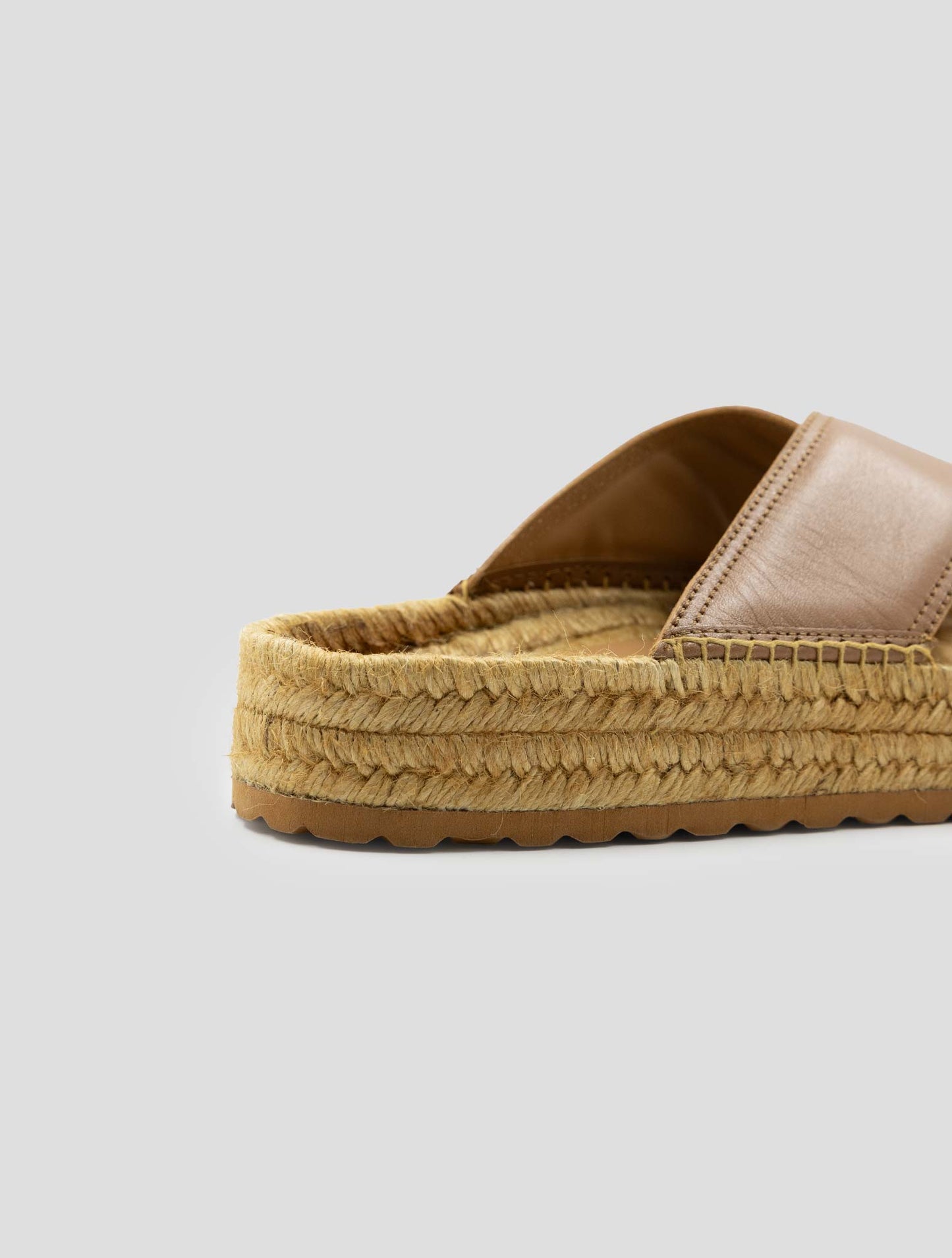 Kiton Brown Leather Sandals