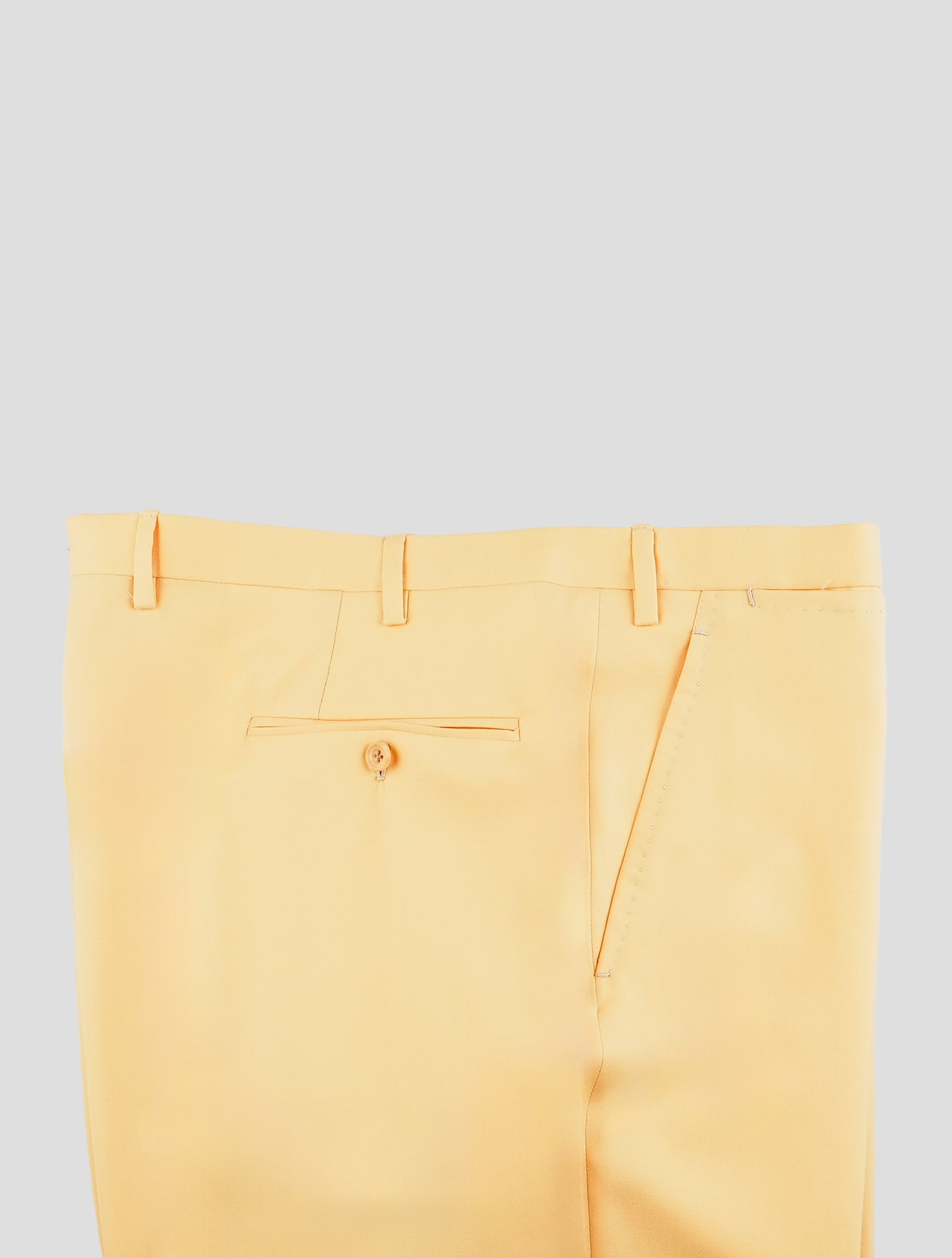 Kiton Yellow Cashmere Dress Pants
