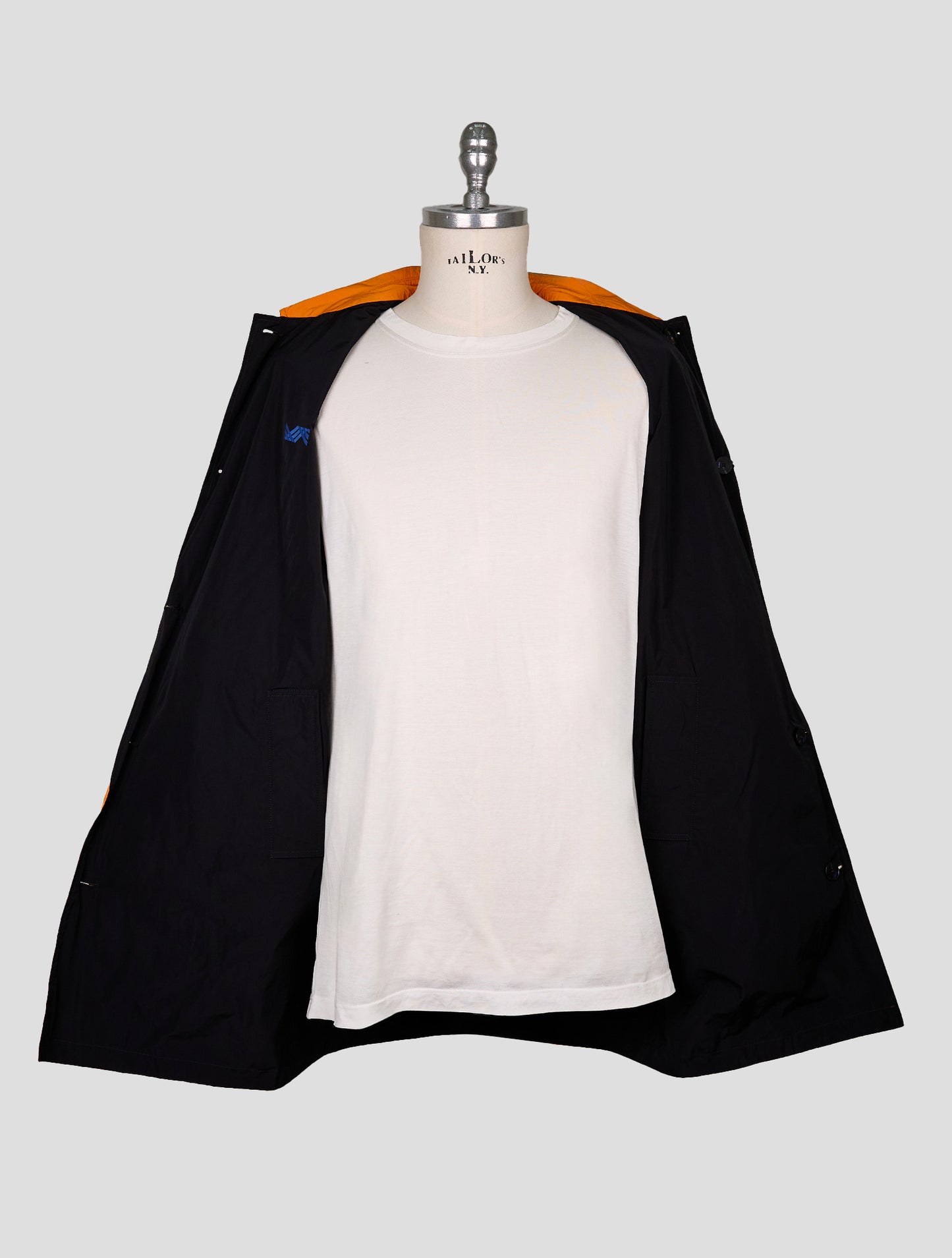 Kiton Orange Pl Overcoat