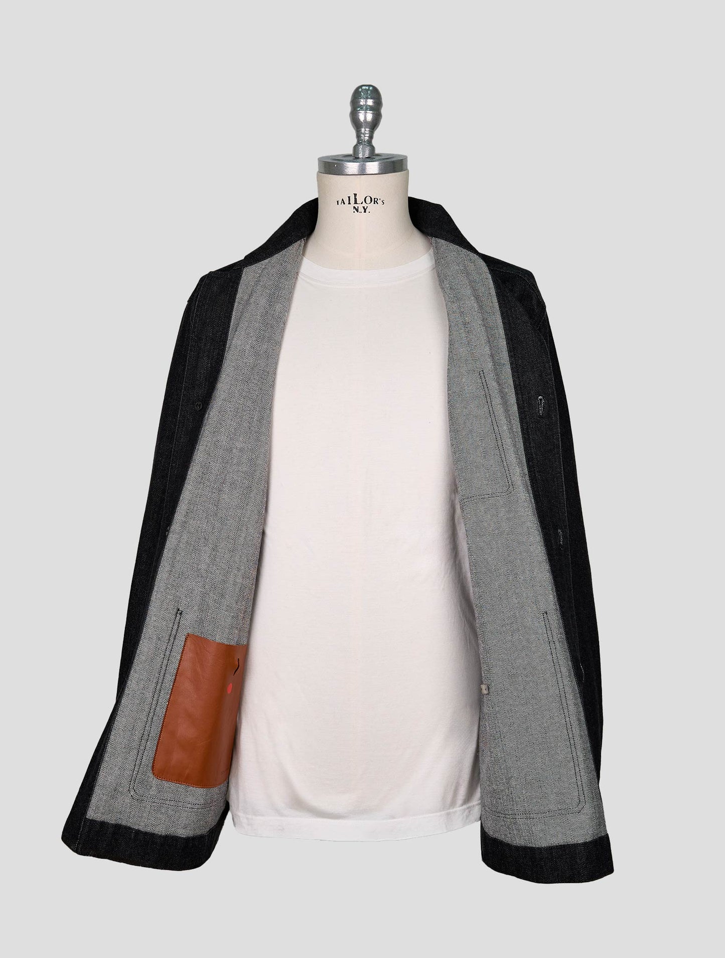 Kiton Black Cotton Ea Coat