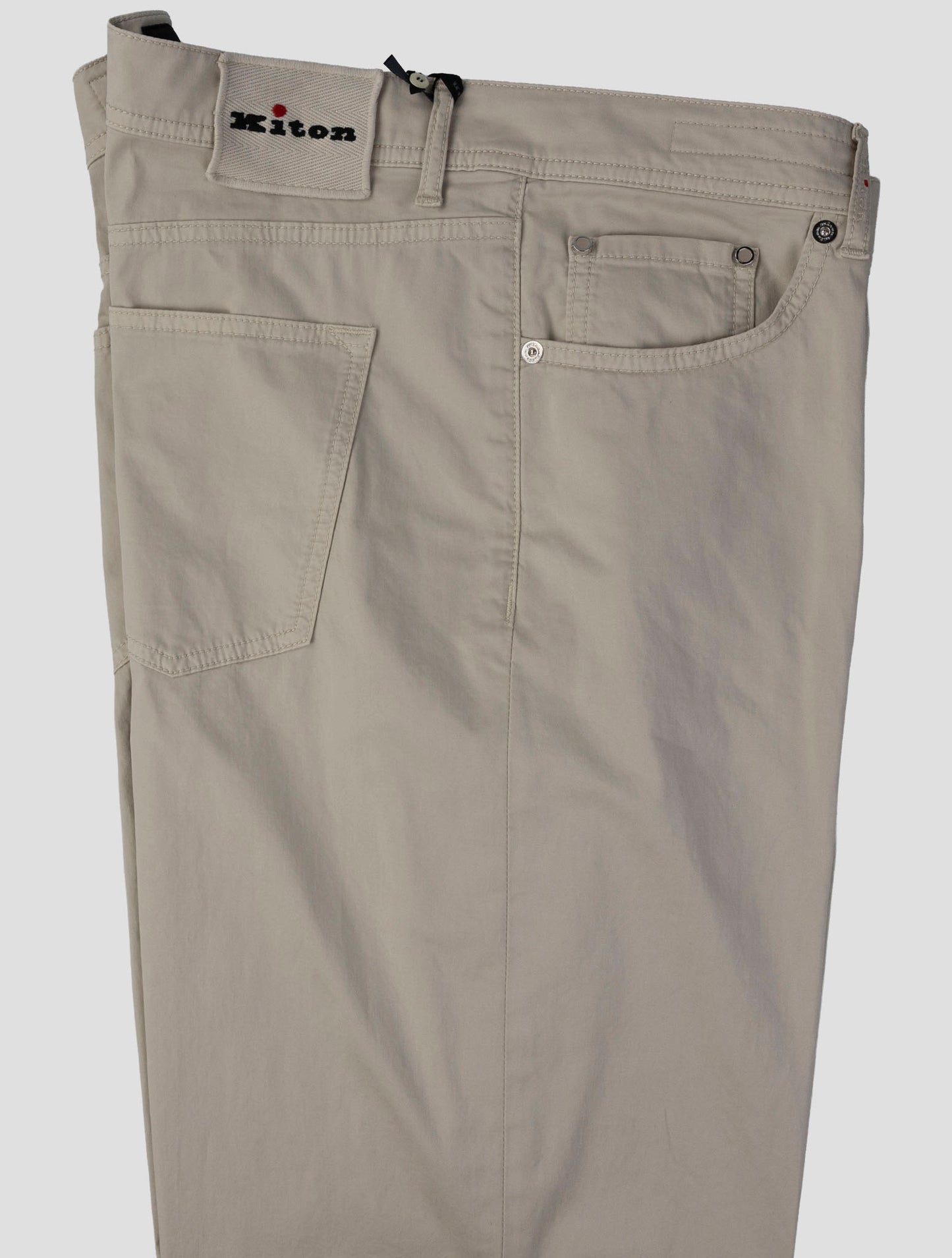 Kiton Beige Cotton Ea Jeans