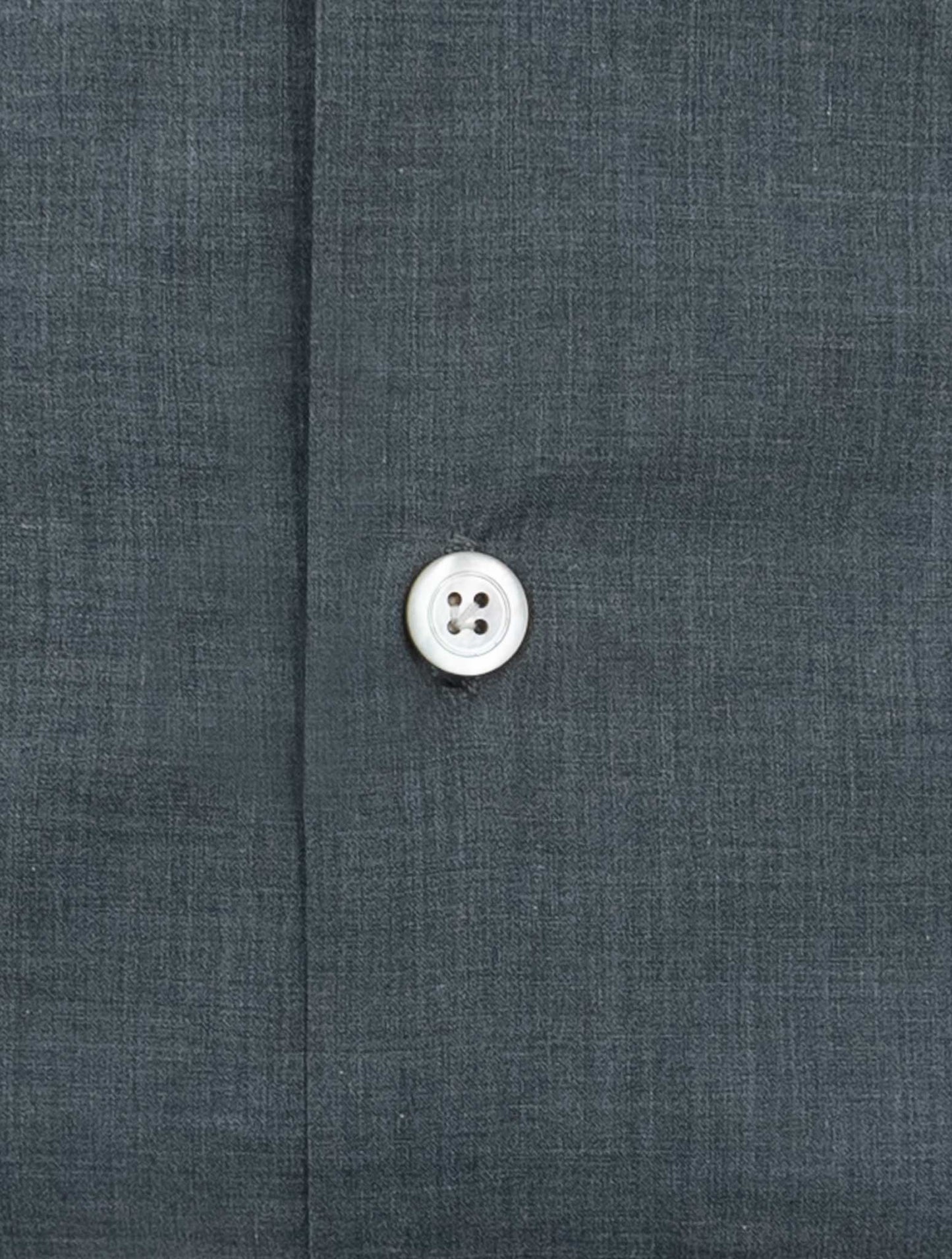 Kiton Gray Cotton Shirt
