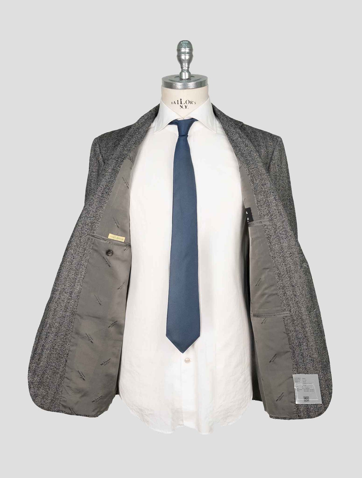 Kiton Gray Cashmere Blazer