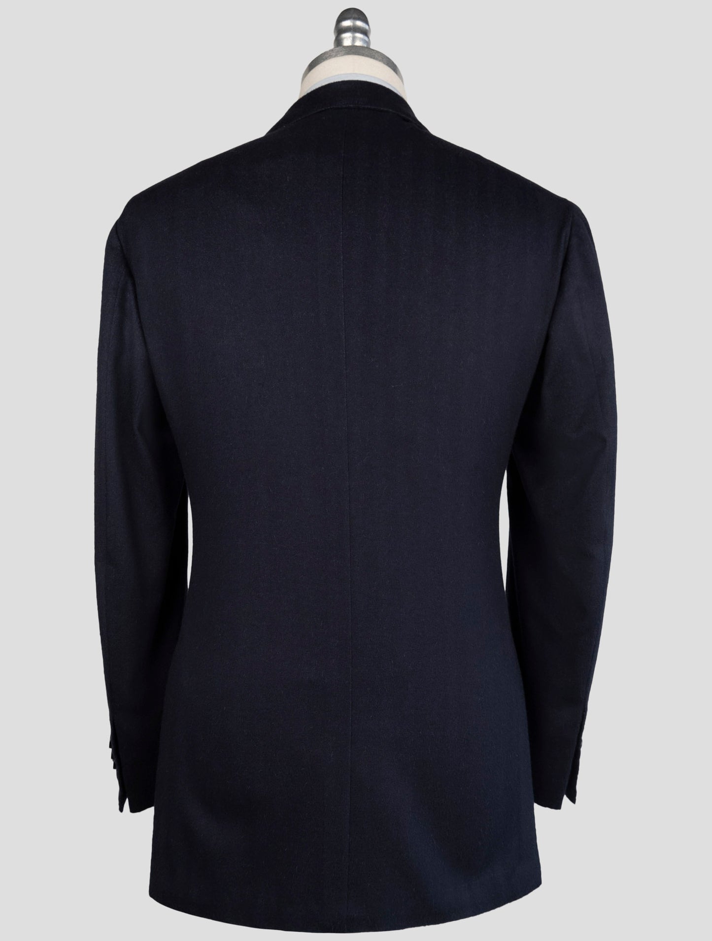 Kiton Blue Vicuna Perù Silk Blazer