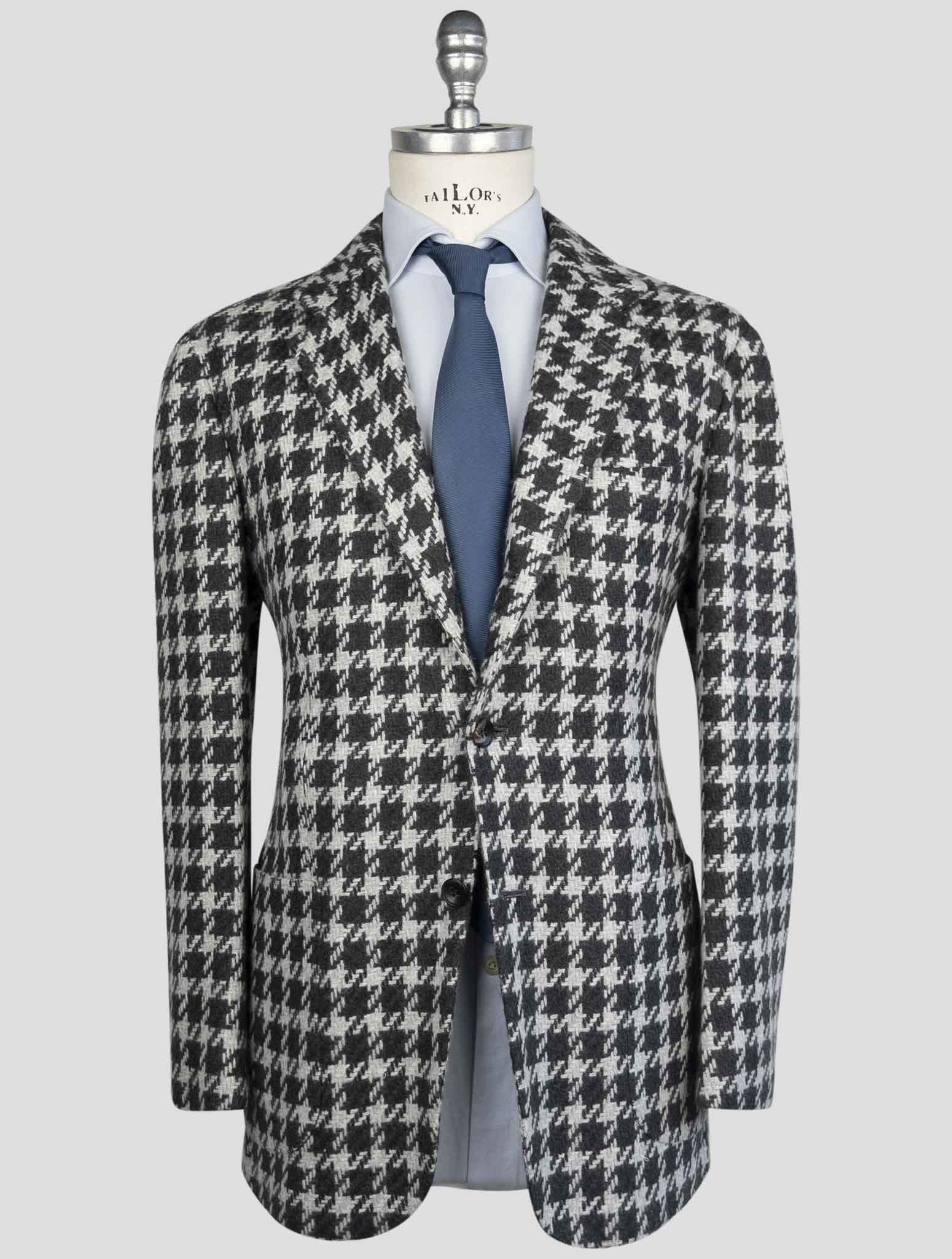 Kiton Gray Cashmere Blazer