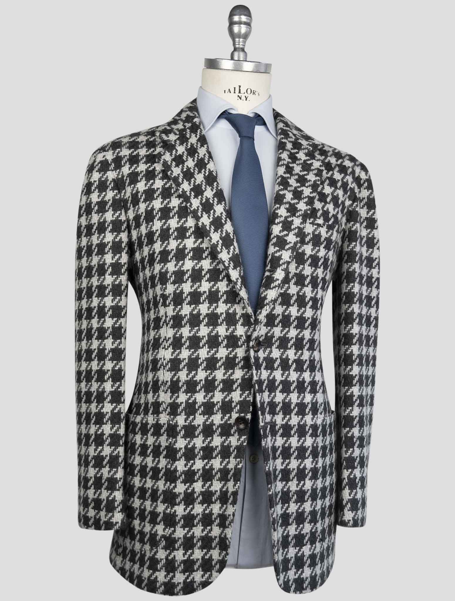 Kiton Gray Cashmere Blazer