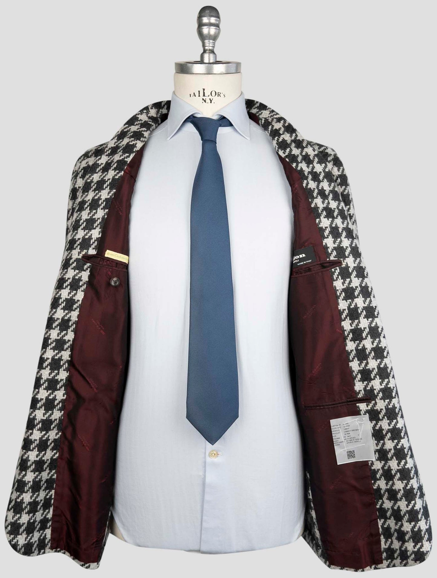 Kiton Gray Cashmere Blazer