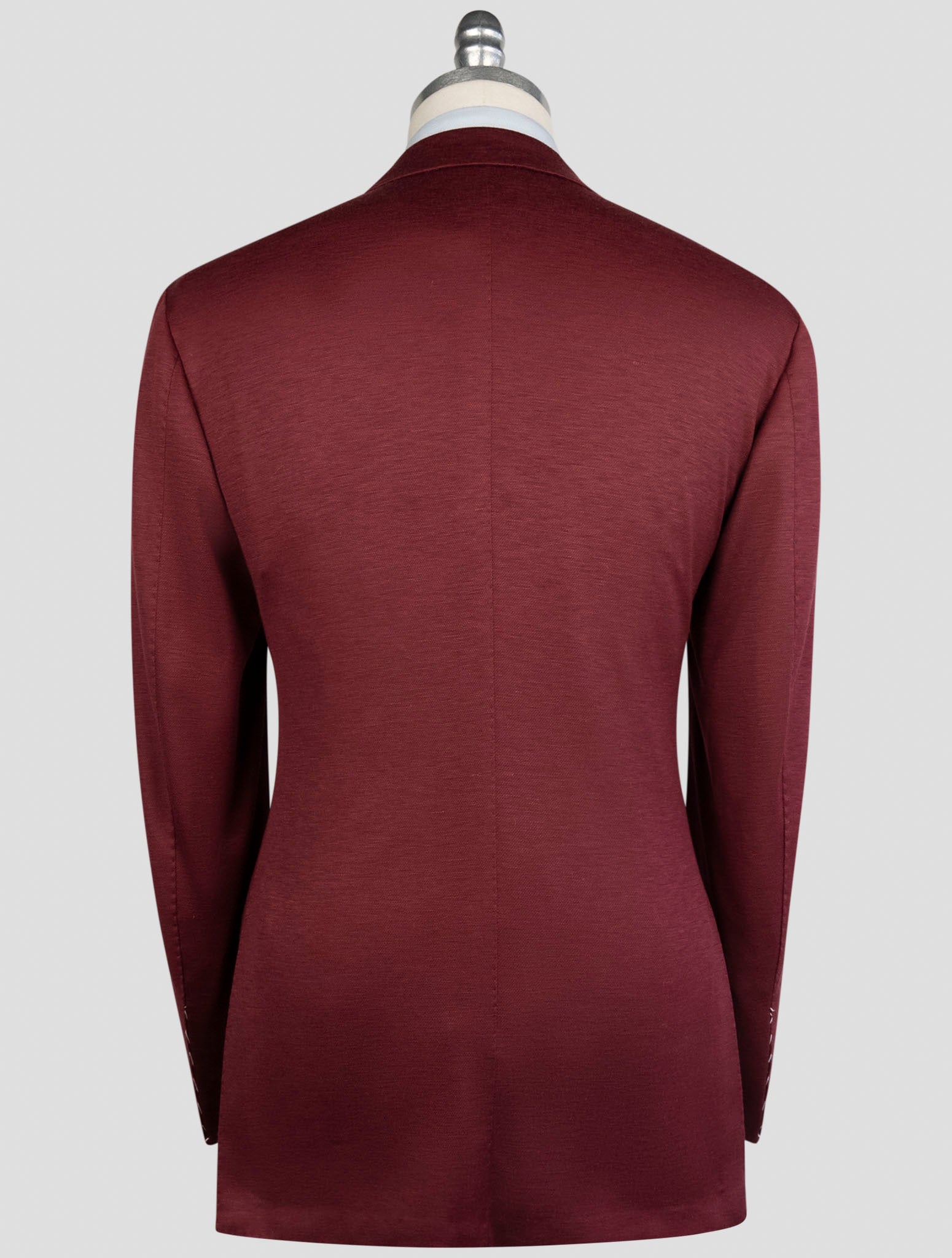 Kiton Burgundy Cashmere Blazer