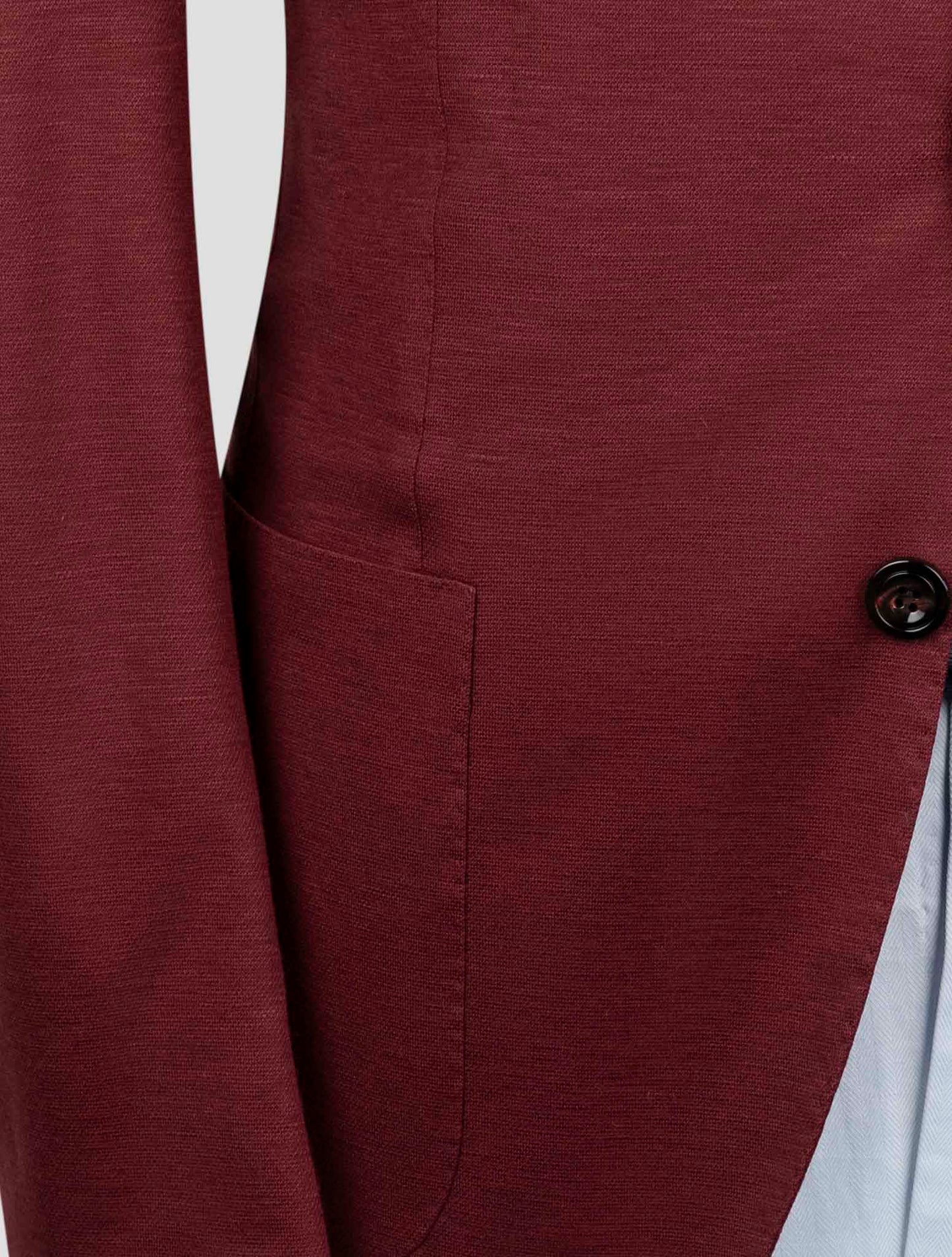 Kiton Burgundy Cashmere Blazer