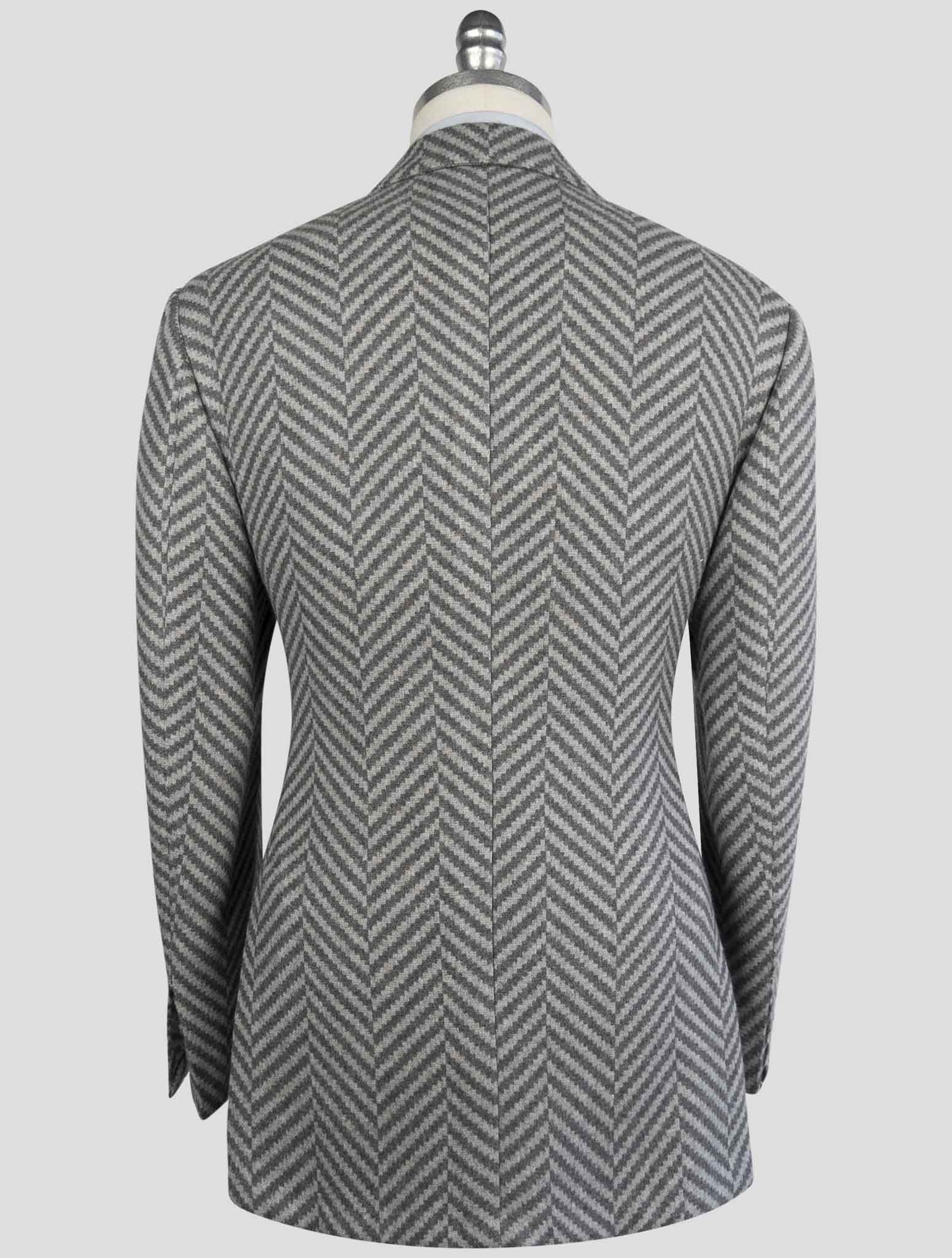 Kiton Gray Cashmere Blazer