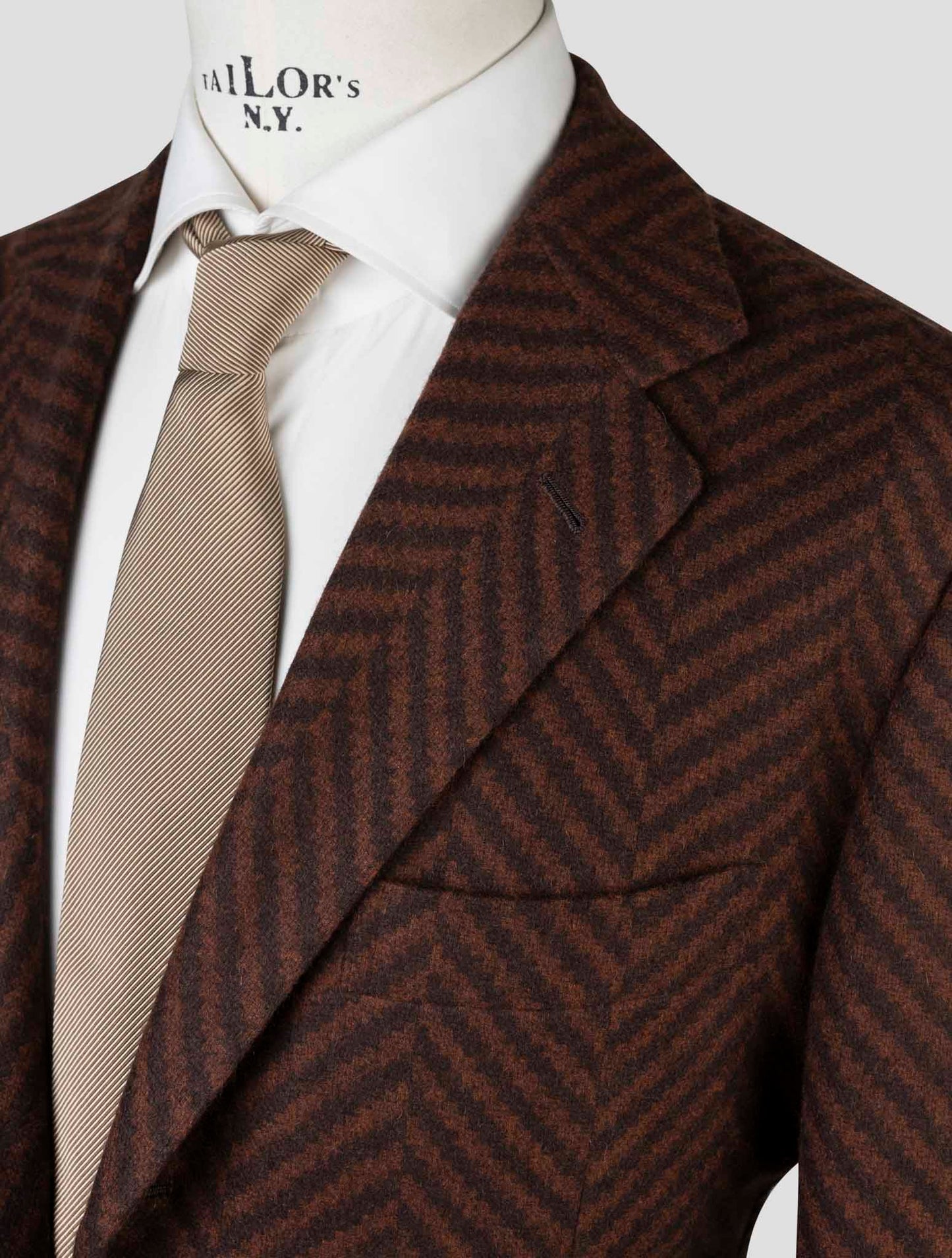 Kiton Brown Cashmere  Blazer