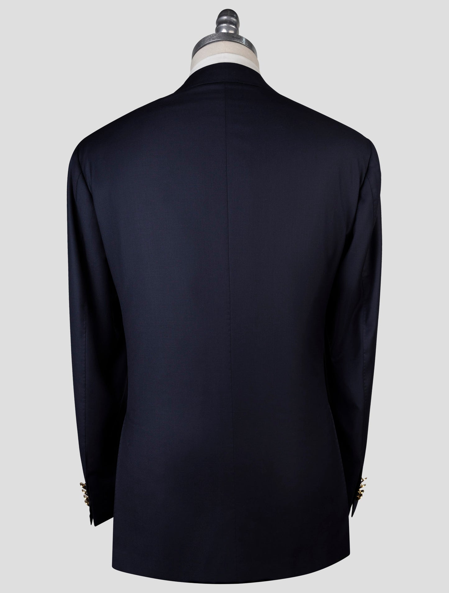 Kiton Blue Wool Blazer