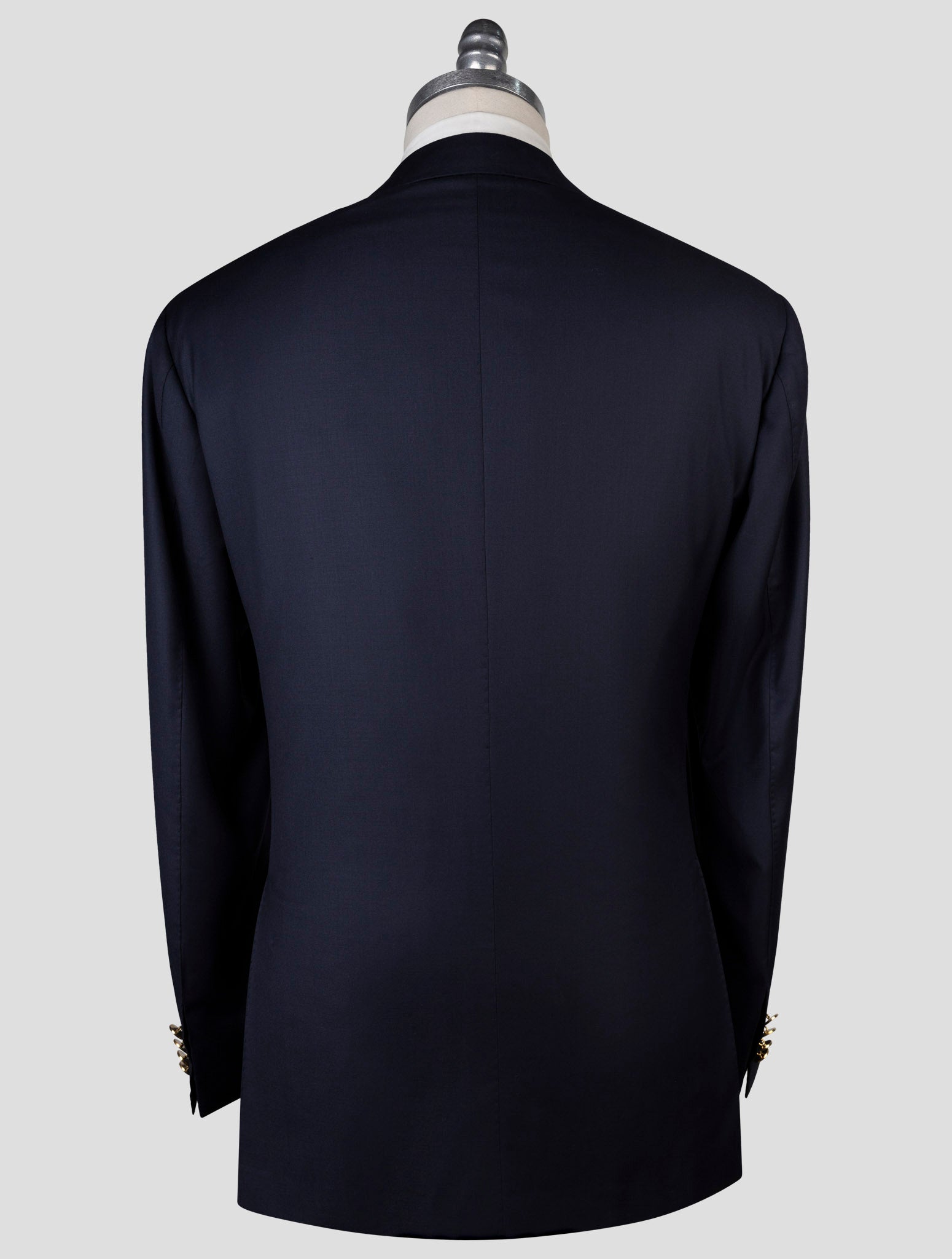 Kiton Blue Wool Blazer