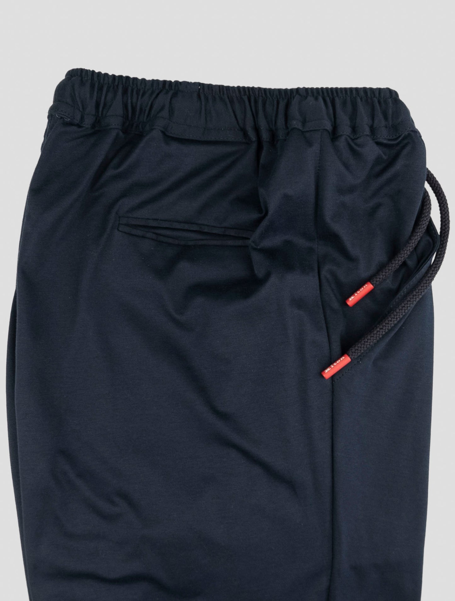 Kiton Blue Cotton Pants