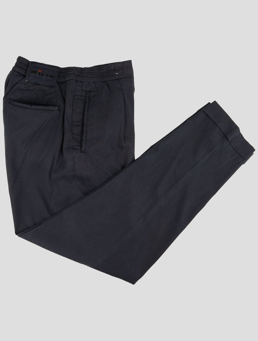 Kiton Blue Lyocell Ea Pants