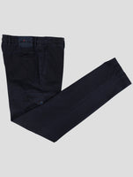 Kiton Blue Cotton Ea Cargo Jeans