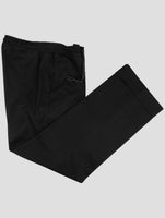 Kiton Black Cotton Pants