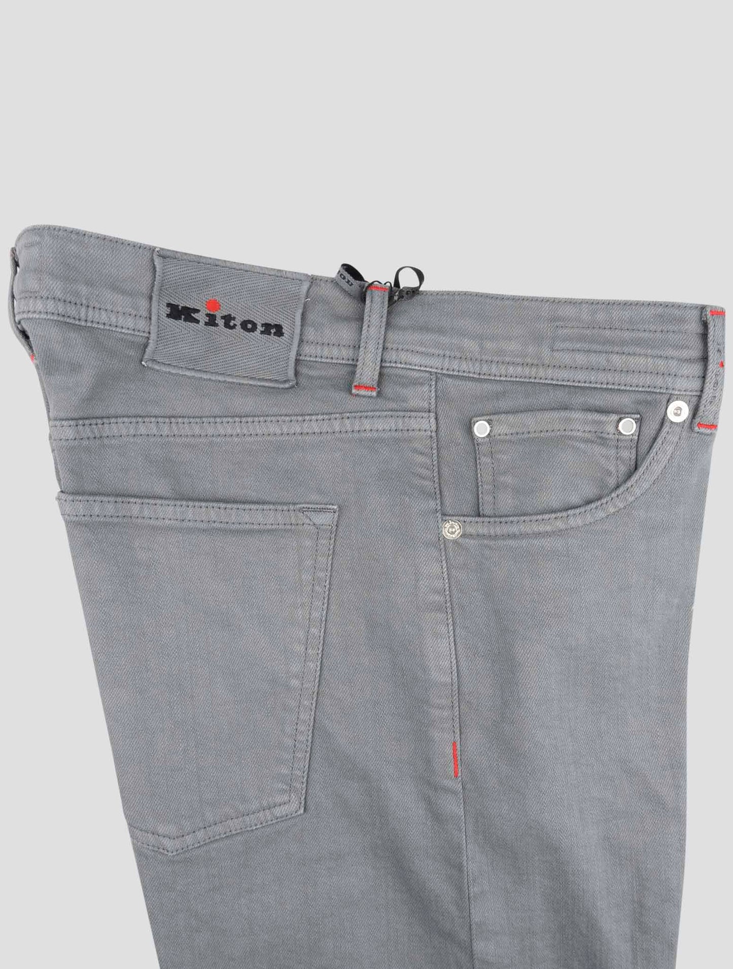 Kiton Gray Cotoon Ea Pants