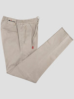Kiton Beige Lyocell Cotton Ea Pants