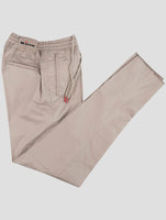 Kiton Beige Cotton Ea Pants