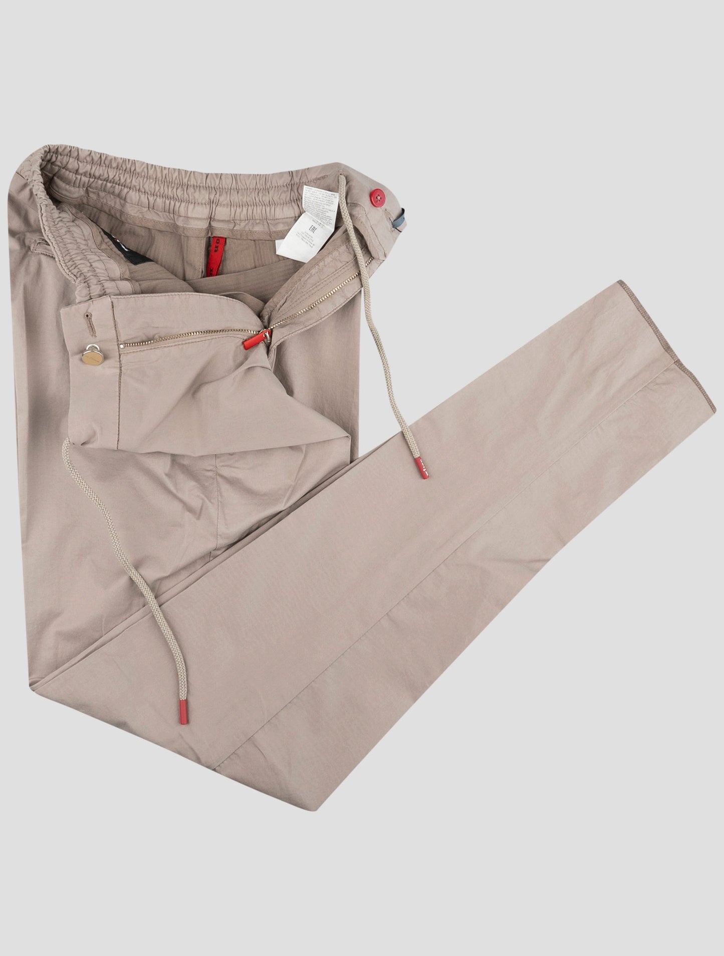 Kiton Beige Cotton Ea Pants