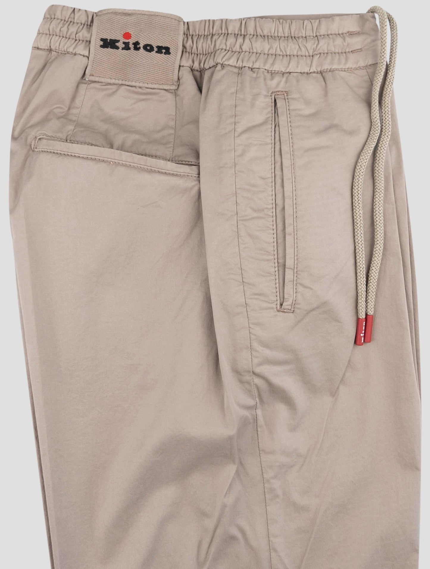 Kiton Beige Cotton Ea Pants