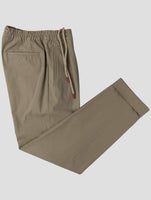 Kiton Beige Cotton Ea Pants