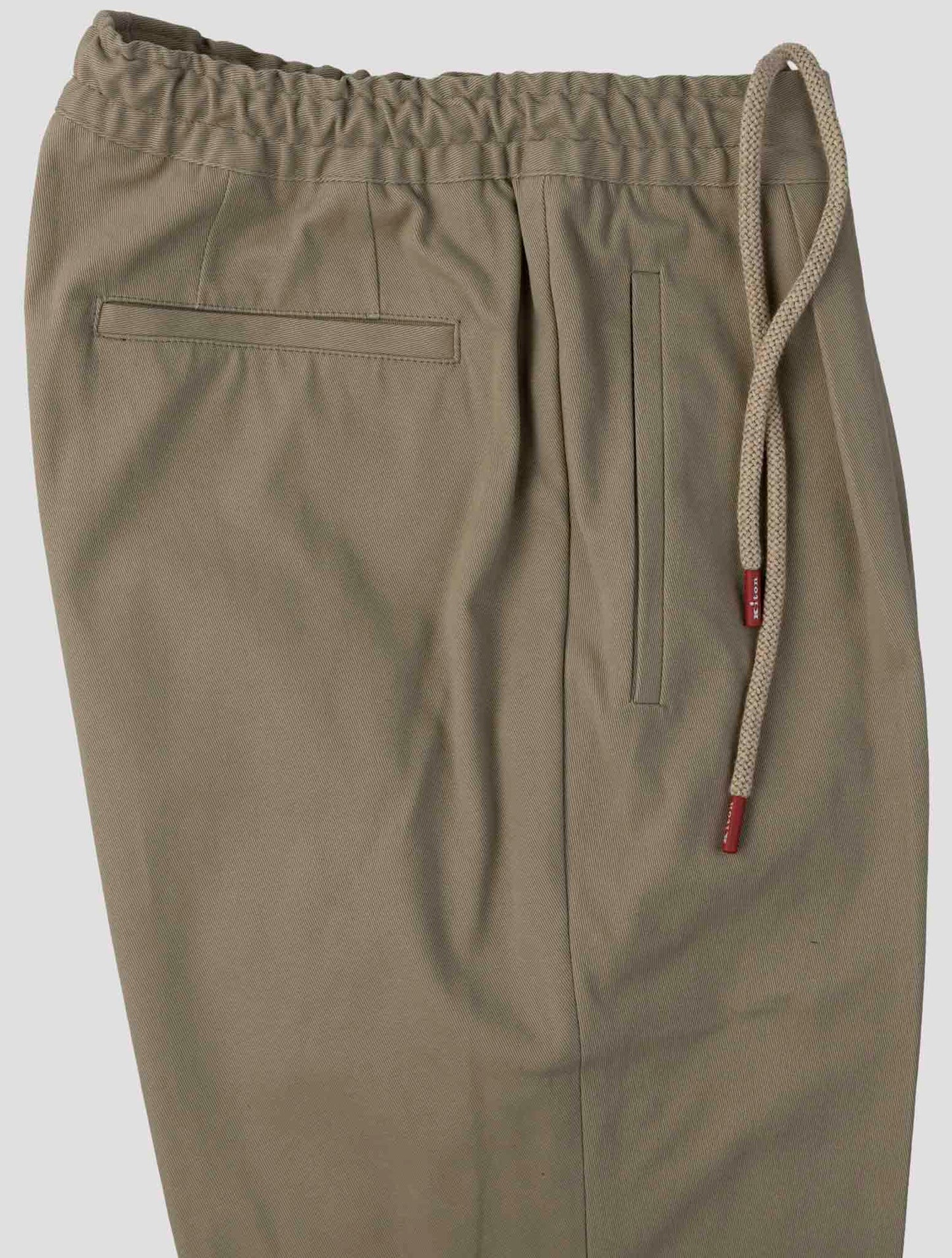 Kiton Beige Cotton Ea Pants