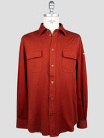Kiton Red Cotton Ea Shirt