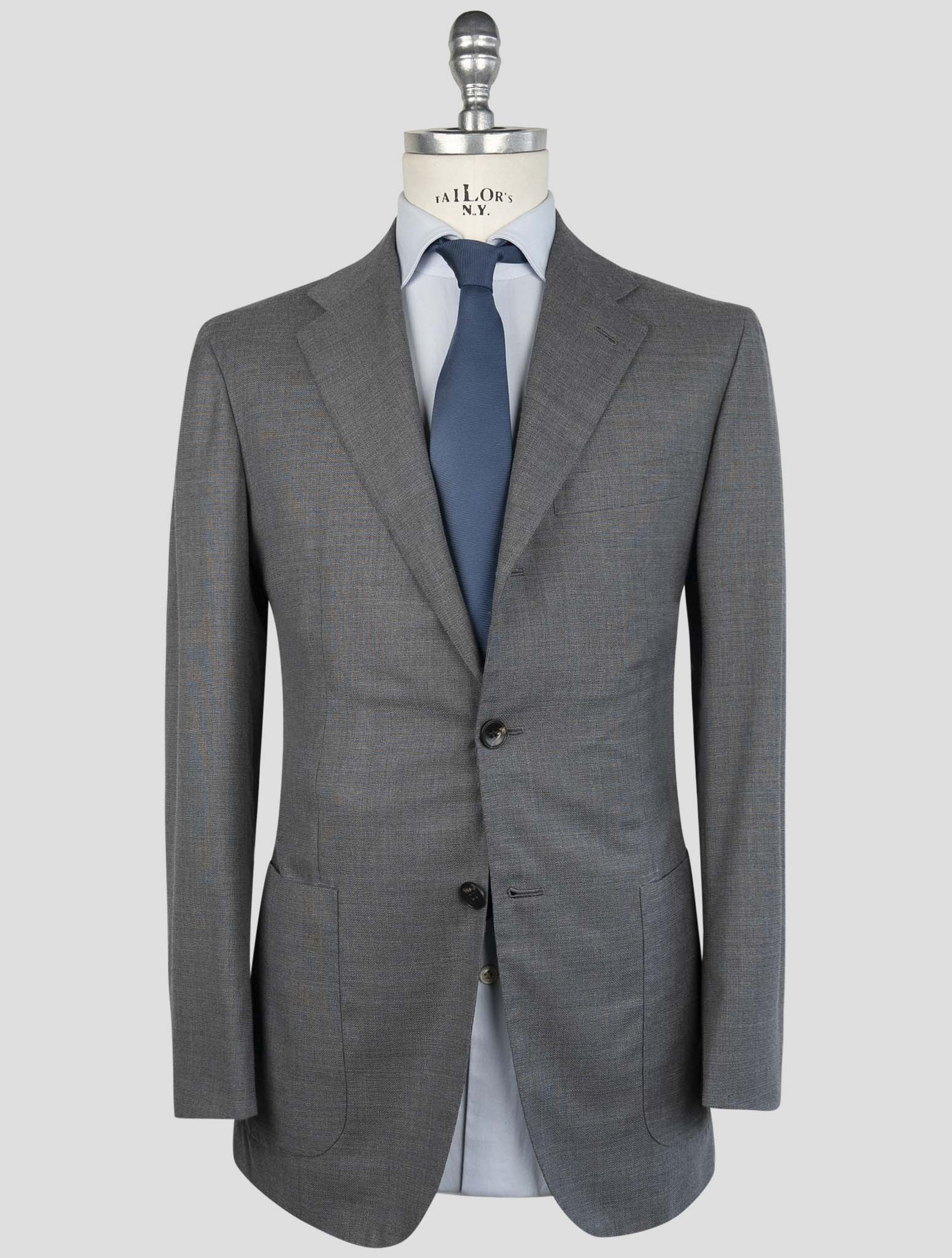 Kiton Gray Wool Suit