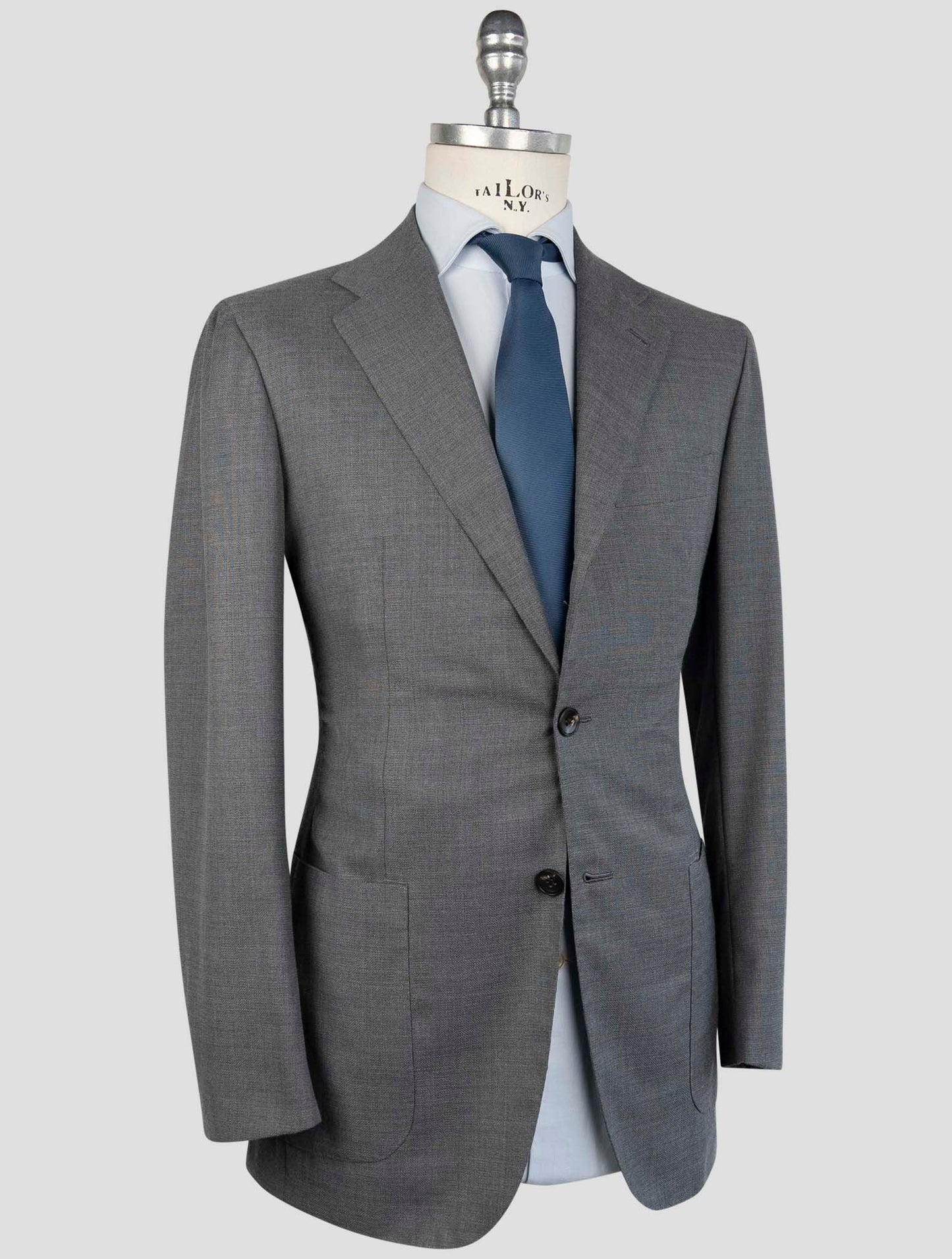 Kiton Gray Wool Suit