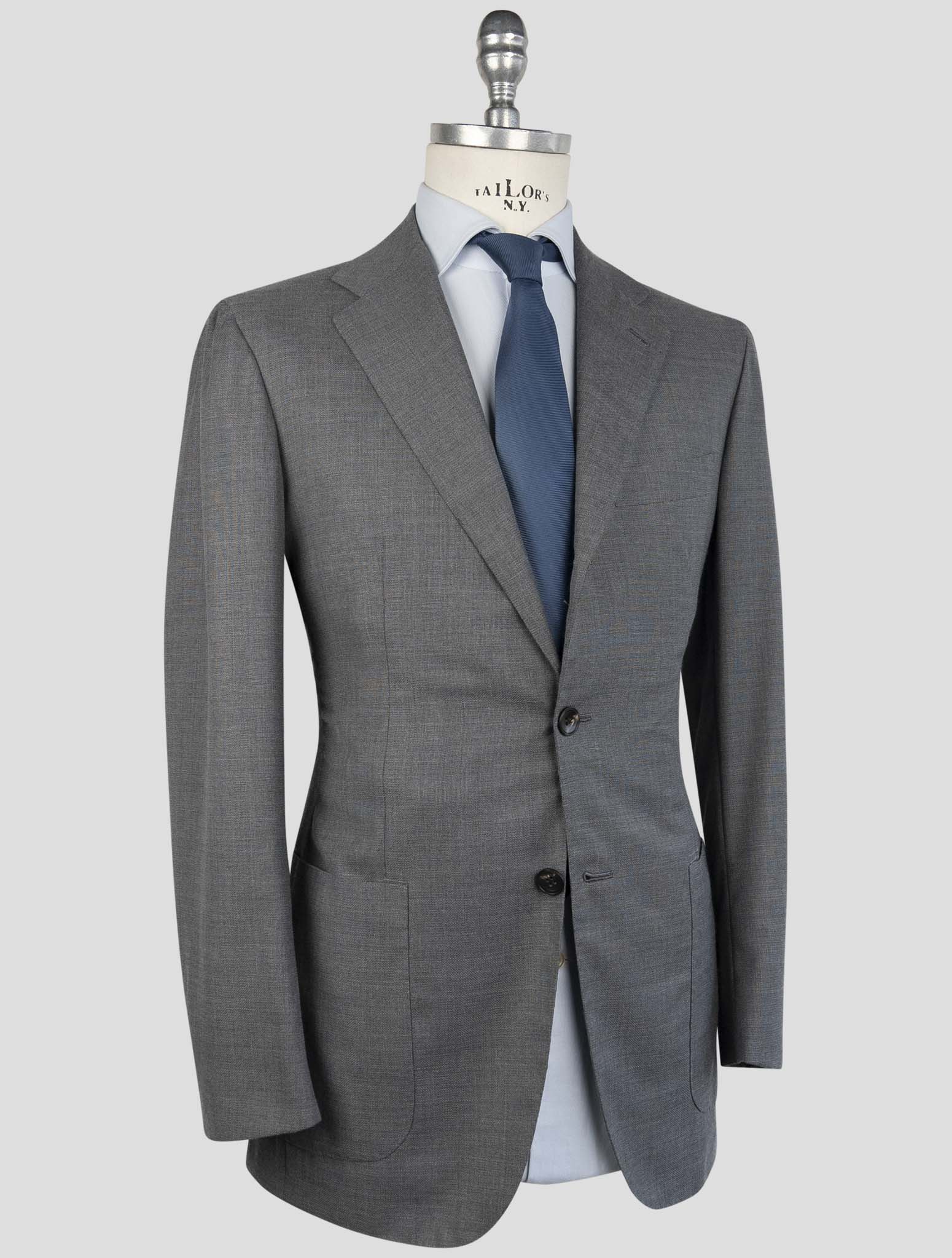 Kiton Gray Wool Suit