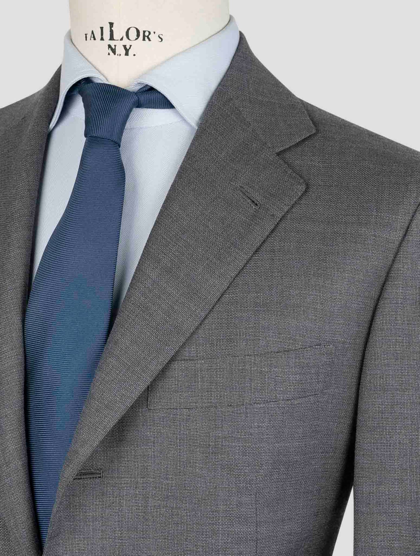 Kiton Gray Wool Suit